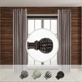 thumbnail image 1 of Rod Desyne Pod 1 - inc  dia. Side Curtain Rod 12-20 inch long , Set of 2-Color:Mahogany, 1 of 2