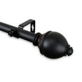 thumbnail image 1 of Ramona 1" Curtain Rod-Color:Black,Size:160-240", 1 of 2