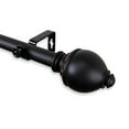 thumbnail image 1 of Ramona 1" Curtain Rod-Color:Black,Size:120-170", 1 of 4