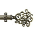 thumbnail image 1 of Tidal 13/16 inch Curtain Rod-Color:Satin Nickel,Size:28-48", 1 of 2