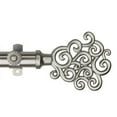thumbnail image 1 of Tidal 13/16 inch Curtain Rod-Color:Cocoa,Size:28-48", 1 of 2