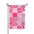 thumbnail image 1 of Rod-Free Courtyard Decorative Flag 12x18in Thick Fabric Four Seasons Universal Durable Not Easy To Fade Disassembly Convenient Hotpink Geometric Patterns_4, 1 of 8