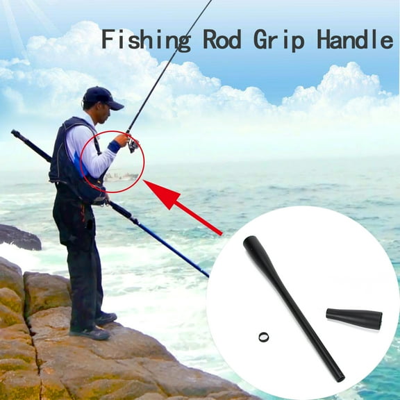 Rod Handle Set - Carbon Fiber Tube Fishing Rod Pole Grip Handle Component Set DIY Accessories, Fishing Rod Component