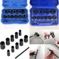 Rod Included Twist Socket Set 919mm Heavy Duty Lug Nut Remover Set for