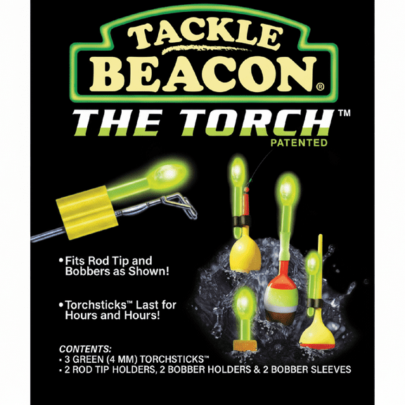 Rod-N-Bobbs Torch Light Stick 3-Pack  Beacon for Night Fishing