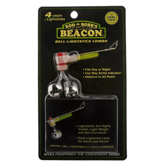 Rod-N-Bobb's Bell and Light Stick Combo Night Fishing Accessory