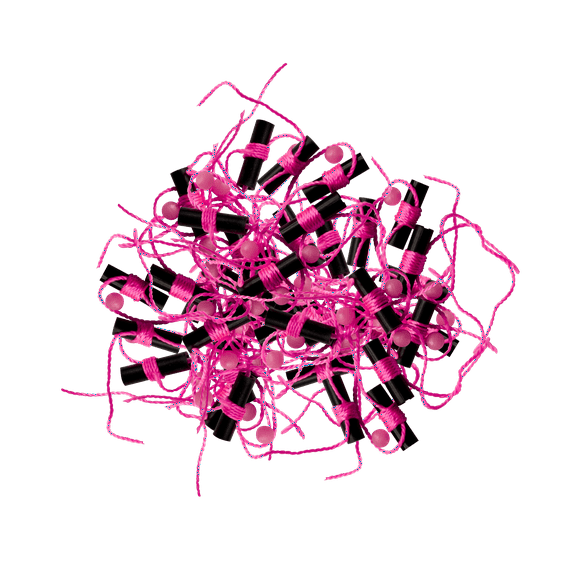 Rod-N-Bobb's Bobber Stops & Beads 40 Pack - Pink