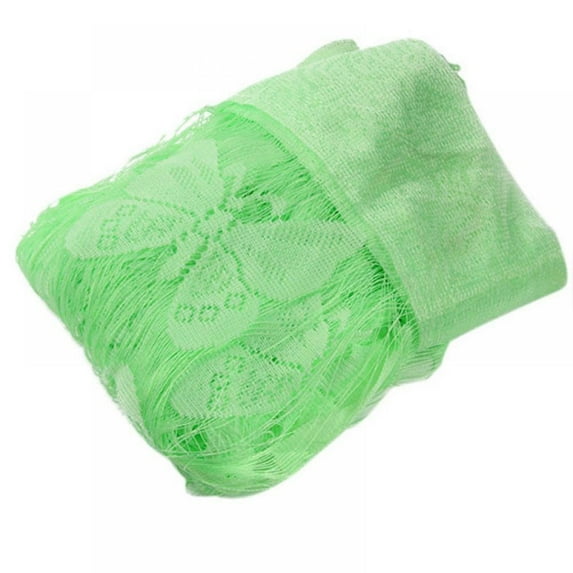 Rod Pocket Tassel Butterfly Curtains, Decor Door Curtain, Doorways Closet Living Bedroom Window Wall Panel Beaded Decorative (Green, 39X79 Inch)