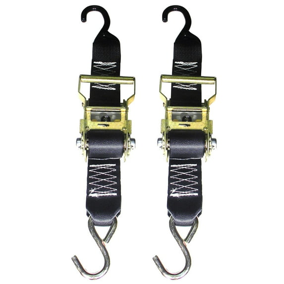 Rod Saver Heavy-Duty Ratchet Trailer Tie-Down - 2" x 5' - Pair | Bundle of 5