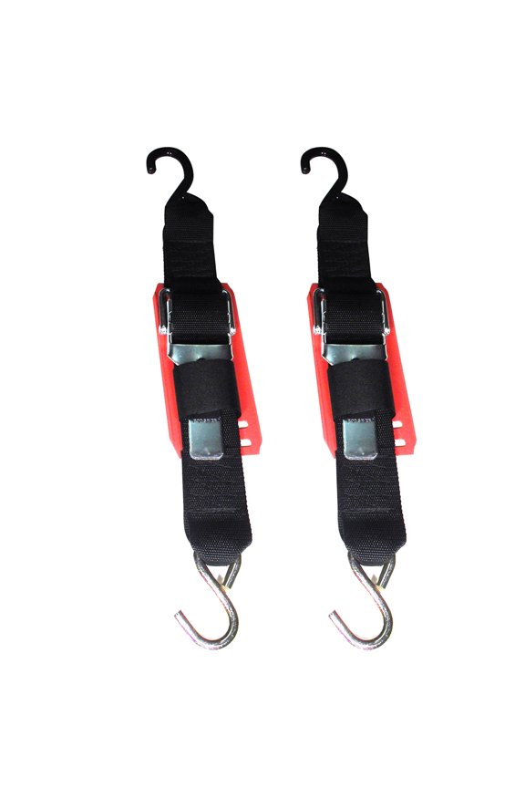 2PB4-VP 2" X 4" Marine Paddle Buckle Transom Tie Down with Orange Pads