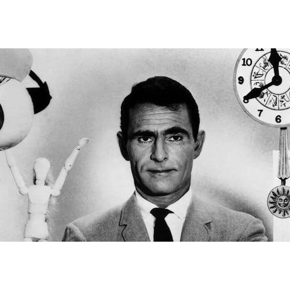Rod Serling in The Twilight Zone Classic Sci-Fi TV by props 24x36 Poster