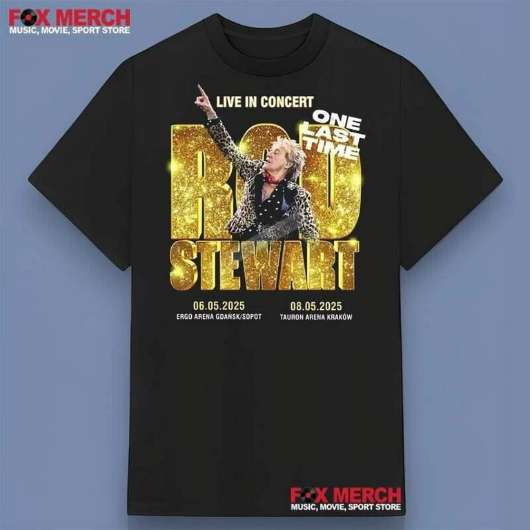 ☆ROD STEWART HITS TOUR 2024 TシャツL Black Hits Tour T
