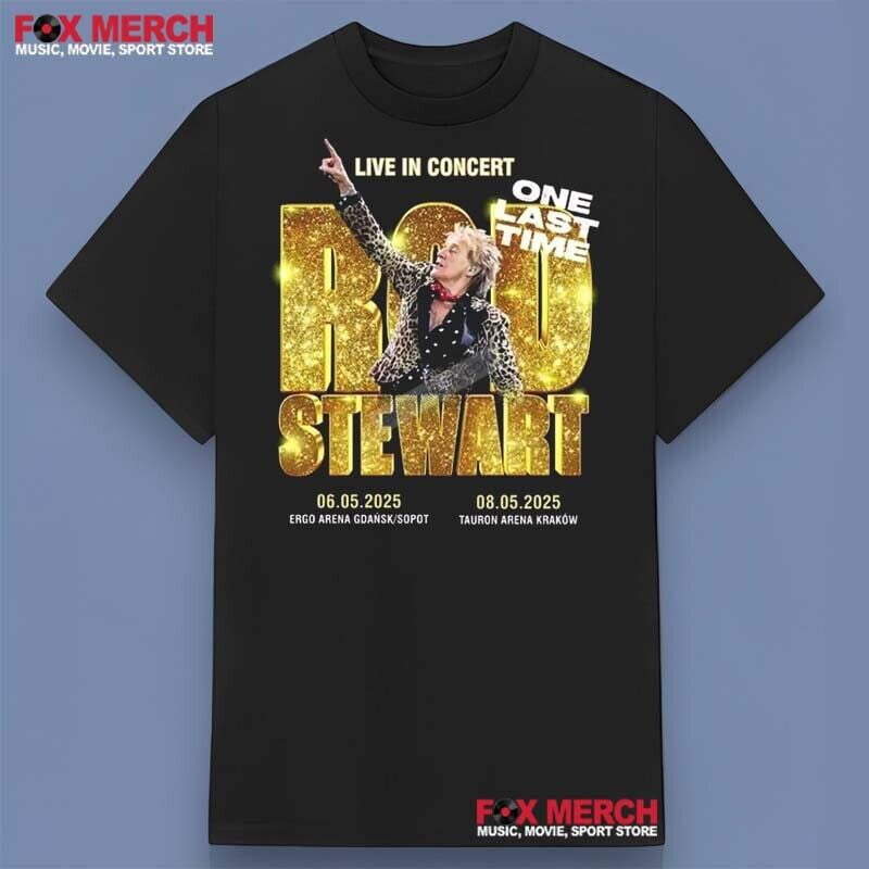 Rod Stewart One Last Time Live In Concert 2025 T-Shirt Full