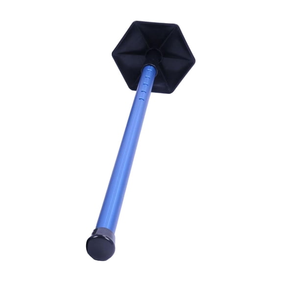 Rod System for Men Women Durable Aluminum 3 Telescoping Sections Adjustable Clubs Pole - Blue