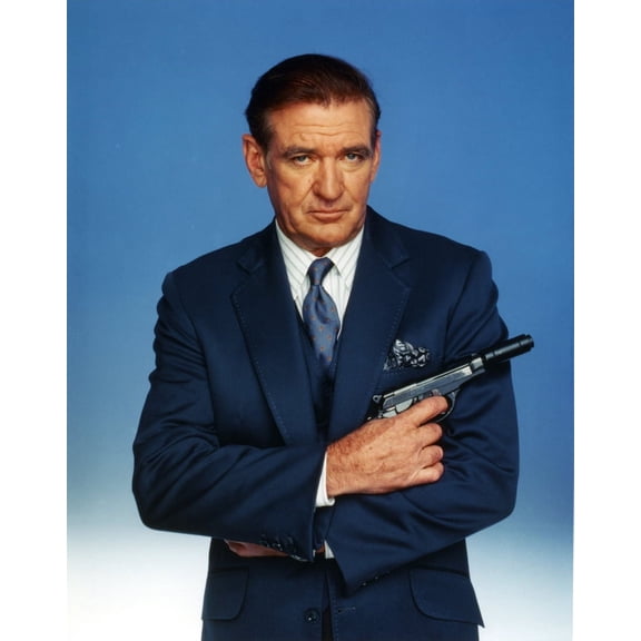 Rod Taylor Cross-Arms Posed with Gun Portrait Photo Print (8 x 10)