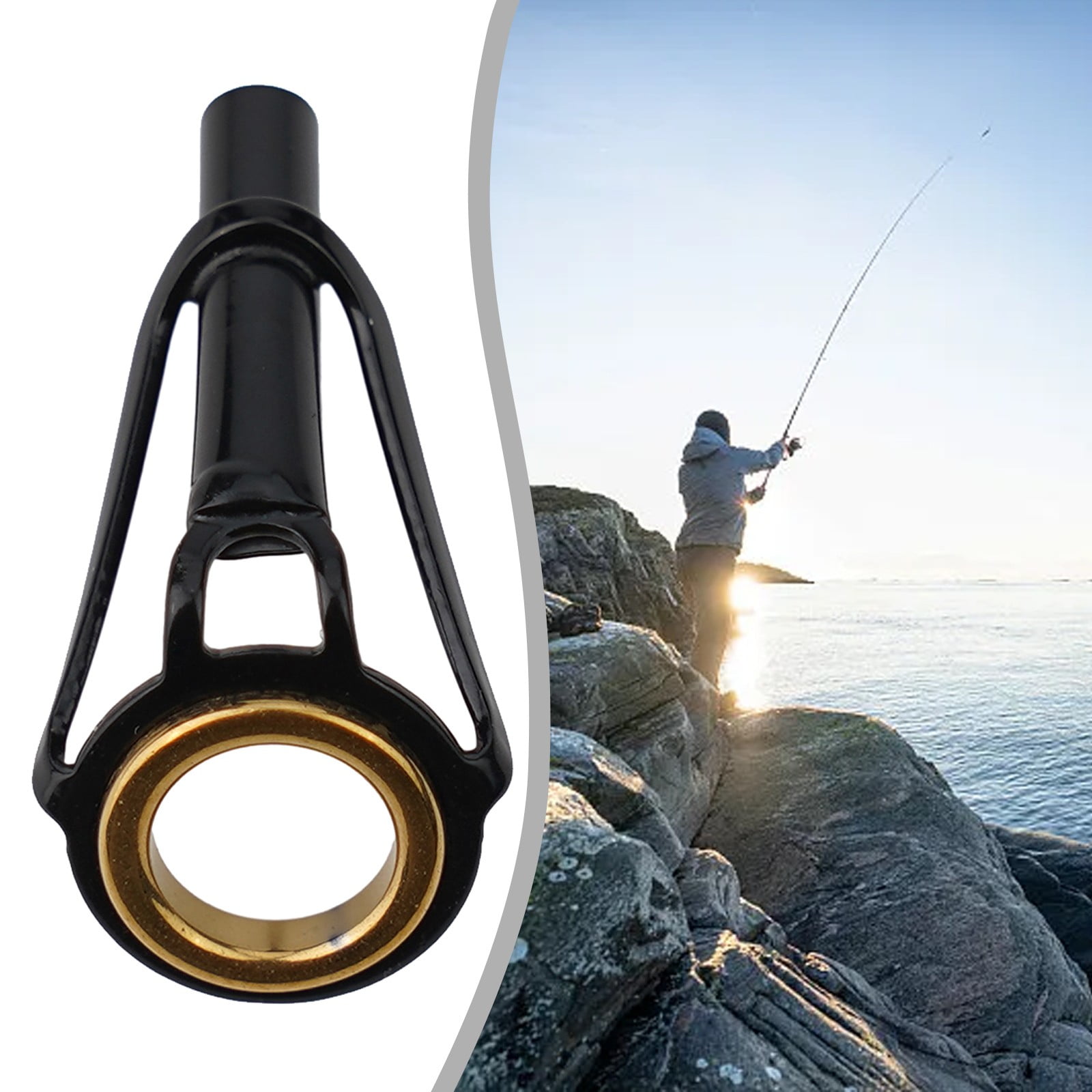 Rod Tip Top Guide Ring for Fishing Rods Repair Building Pole Eye Line