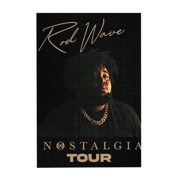 Rod Wave 300 Piece Puzzles,Wooden Jigsaw Puzzle,Home Decor Birthday Party Gift,Fun And Challenging Family Games