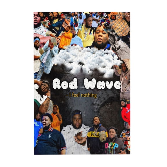 Rod Wave 300 Piece Puzzles,Wooden Jigsaw Puzzle,Home Decor Birthday Party Gift,Fun And Challenging Family Games