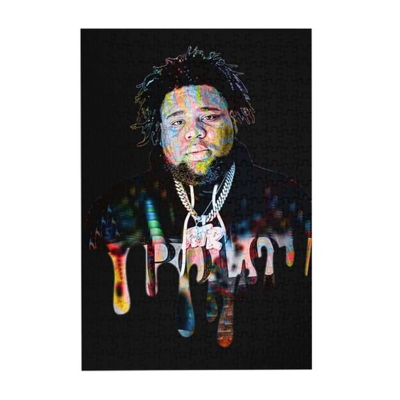 Rod Wave 300 Piece Puzzles,Wooden Jigsaw Puzzle,Home Decor Birthday Party Gift,Fun And Challenging Family Games