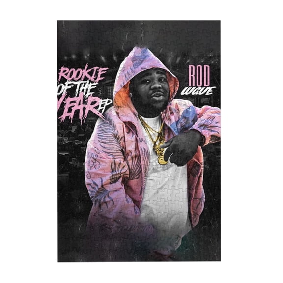 Rod Wave 300 Piece Puzzles,Wooden Jigsaw Puzzle,Home Decor Birthday Party Gift,Fun And Challenging Family Games