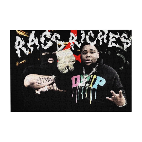 Rod Wave 300 Piece Puzzles,Wooden Jigsaw Puzzle,Home Decor Birthday Party Gift,Fun And Challenging Family Games