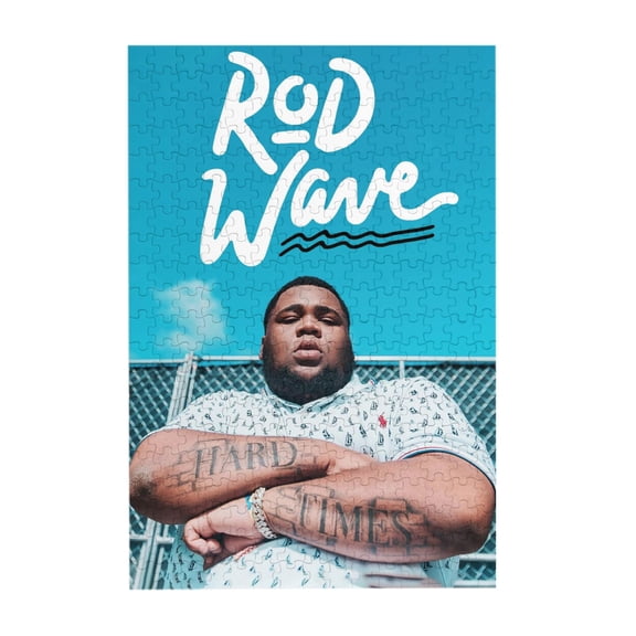 Rod Wave 300 Piece Puzzles,Wooden Jigsaw Puzzle,Home Decor Birthday Party Gift,Fun And Challenging Family Games