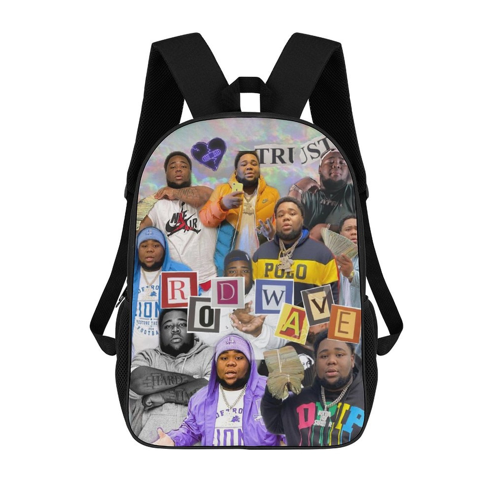Rod Wave Backpack 3D Print Cartoon Anime Backpacks Travel Backpack ...