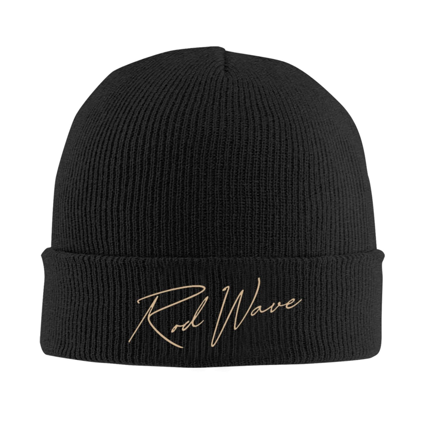 Rod Wave Beanie Hat Winter Warm Knit Cuffed Cap For Women  display picture 1