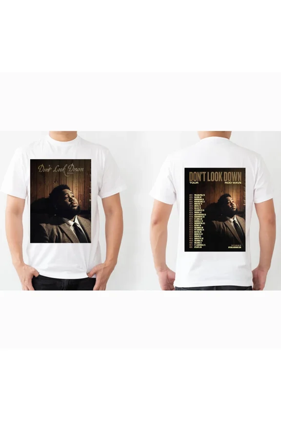 Rod Wave Don't Look Down Tour 2026 T-shirt For Fan
