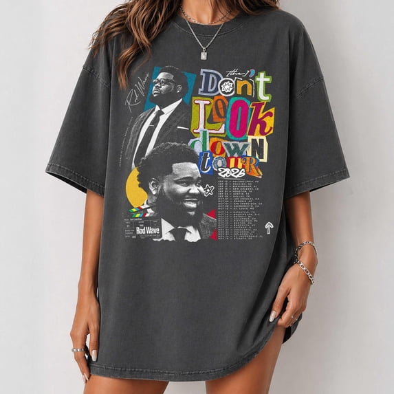 Rod Wave Don't Look Down Tour 2026 Unisex T-shirt For Fan