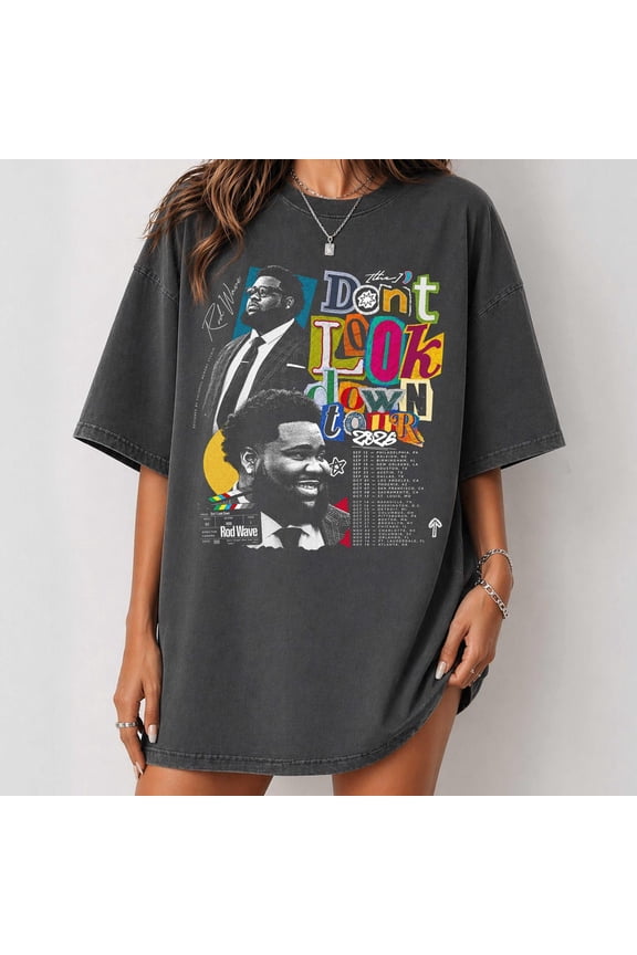 Rod Wave Don't Look Down Tour 2026 Unisex T-shirt For Fan