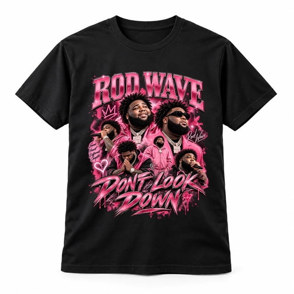 Rod Wave “Dont Look Down” Tour 2026 Concert T-Shirt, Hip Hop Music Shirt