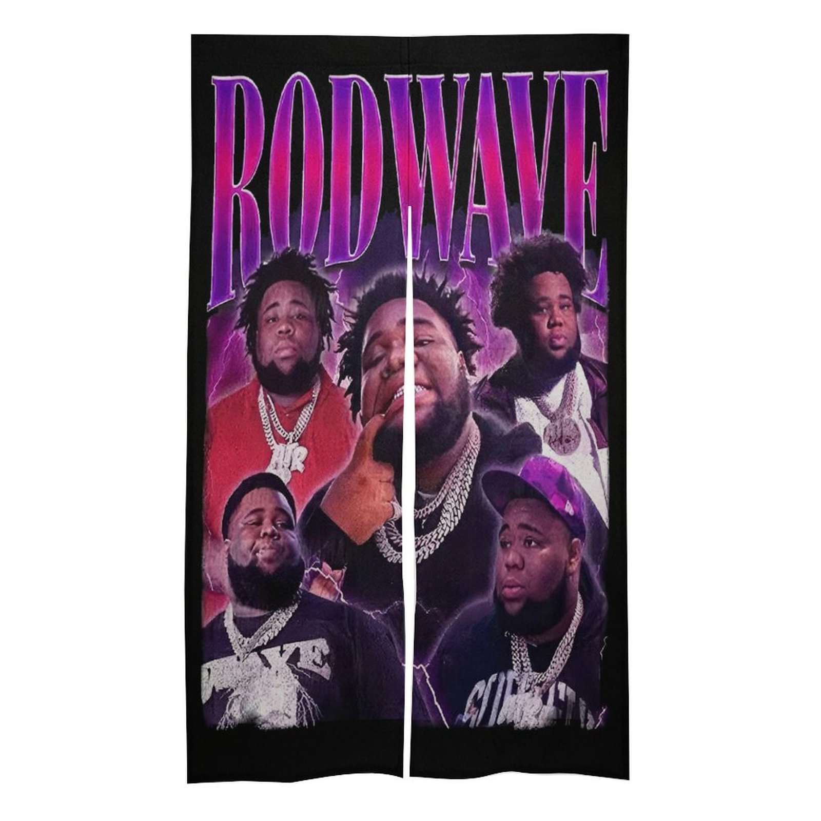 Rod Wave Doorway Curtain Hallway Closet Privacy Partition Divider Kitchen Door Decor