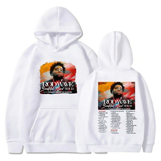 Rod Wave Hoodie 2023 Nostalgia Tour Merch Hooded Sweatshirt Women Men ...