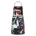 thumbnail image 1 of Rod Wave Kitchen Cooking Aprons Adjustable Waterproof Apron Bib Apron with 2 Pockets for Men Women Chef, 1 of 7