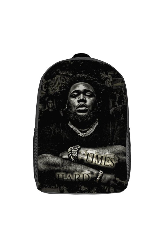 Rod Wave Laptop Backpack Comfort Backpack Casual Sports 3d Print Lightweight Rucksack Daypack - 17 Inch