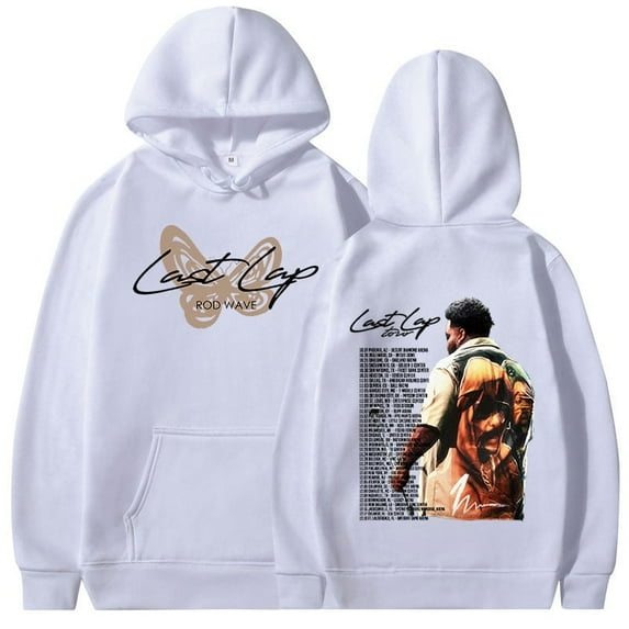 Rod Wave Last Lap 2024 Tour Hoodies Men Women Clothing Hip Hop Fashion Oversized Sweatshirts Autumn Winter Fleece Warm Pullovers