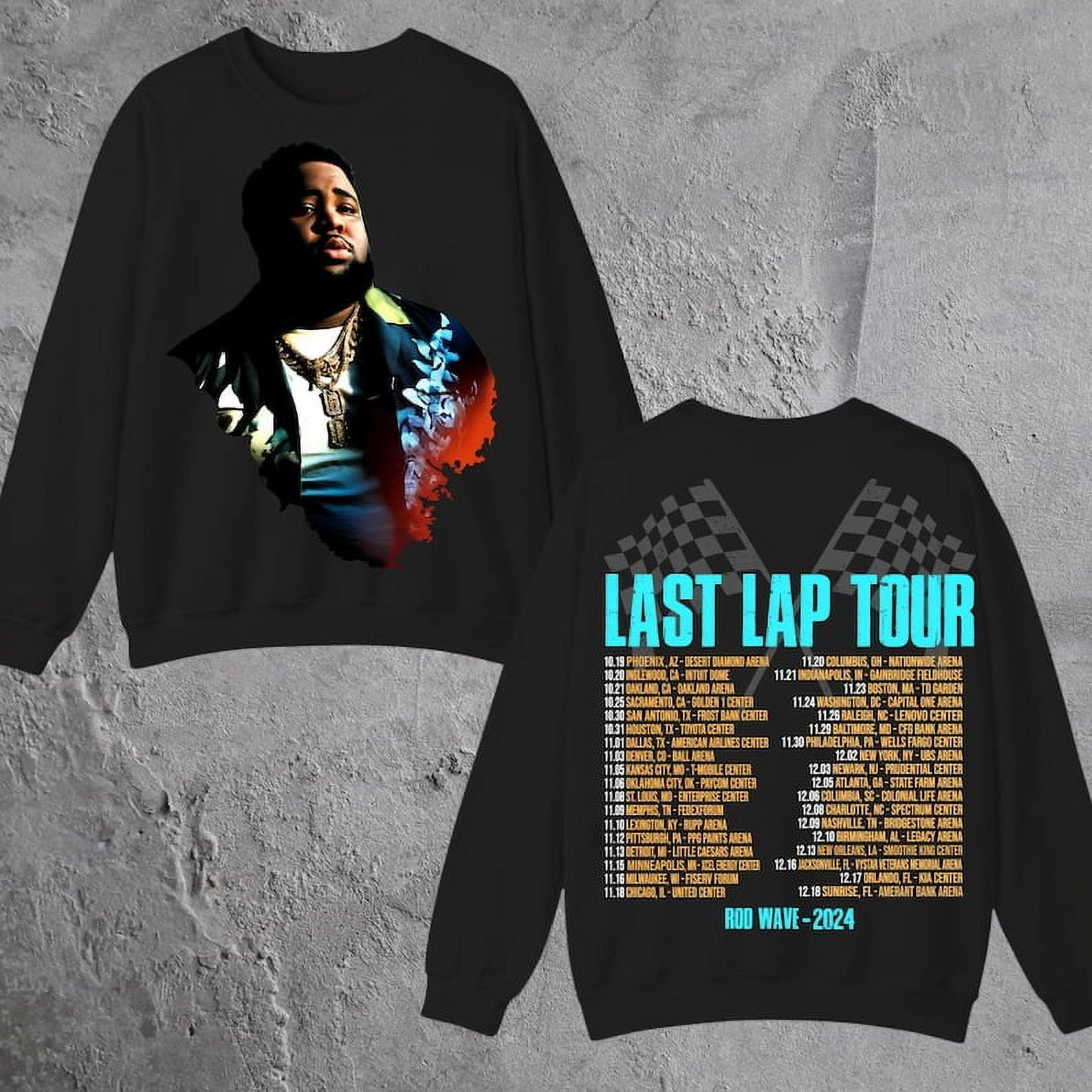 Rod Wave Last Lap 2024 Tour Music Tshirt, Rod Wave Last Lap Tour Tshirt(08)