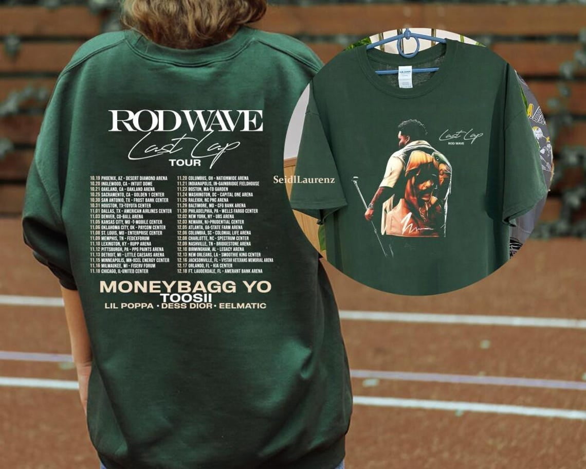 Rod Wave Last Lap Tour 2024 Concert Shirt, Rod Wave Lyrics Music Shirt