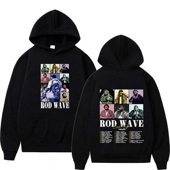 Rod Wave Last Lap Tour 2024 Graphic Hoodie Men's Hip Hop Vintage Pullover Sweatshirt Casual Fashion Oversized Hoodies Streetwear