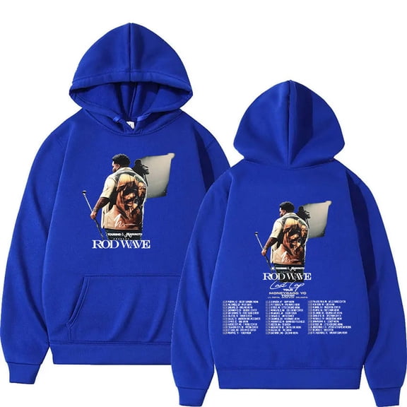 Rod Wave Last Lap Tour 2024 New Album Hoodie Men Women Hip Hop Fashion Oversized Sweatshirt Rap Retro Pullover Hooded Streetwear