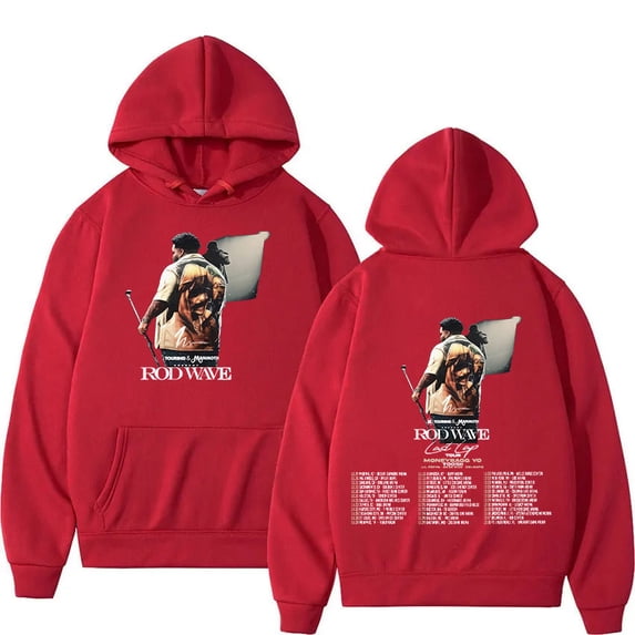 Rod Wave Last Lap Tour 2024 New Album Hoodie Men Women Hip Hop Fashion Oversized Sweatshirt Rap Retro Pullover Hooded Streetwear
