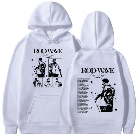 Rod Wave Last Lap Tour 2024 Print Hoodie Men Retro Pullover Fashion Sweatshirt Unisex Hip Hop Loose Oversized Hoodies Streetwear