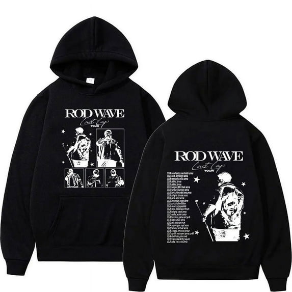 Rod Wave Last Lap Tour Print Hoodie Men's Hip Hop High Quality Fashion Sweatshirt Vintage Oversized Hoodies Streetwear