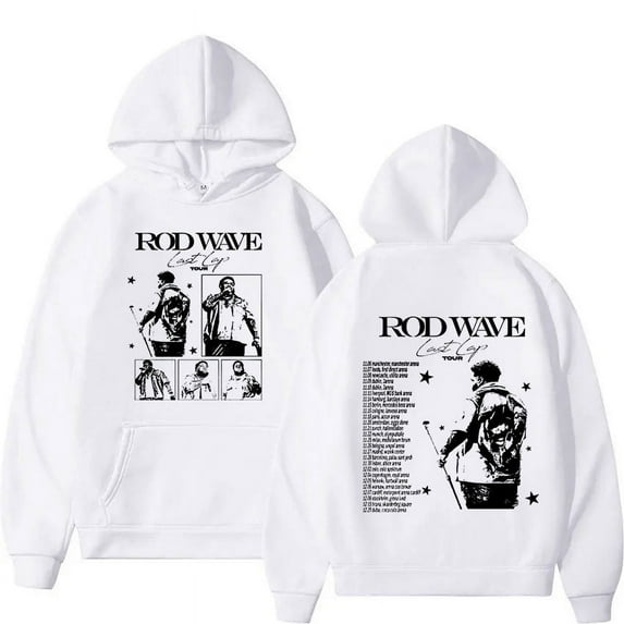 Rod Wave Last Lap Tour Print Hoodie Men's Hip Hop High Quality Fashion Sweatshirt Vintage Oversized Hoodies Streetwear