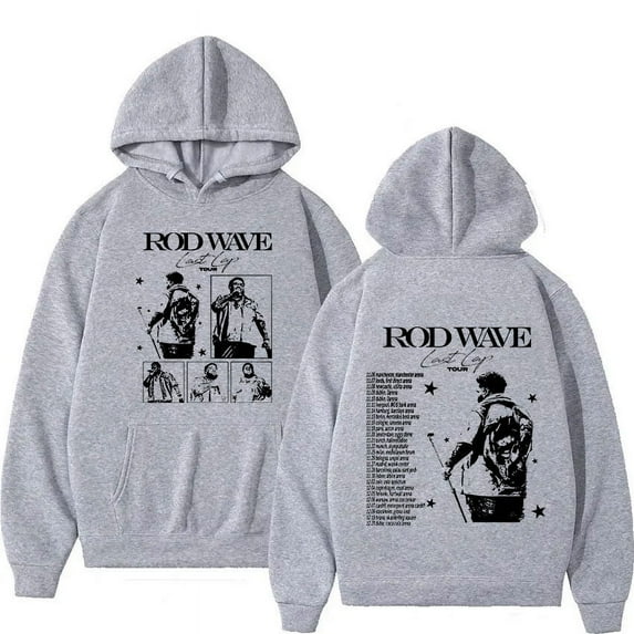 Rod Wave Last Lap Tour Print Hoodie Men's Hip Hop High Quality Fashion Sweatshirt Vintage Oversized Hoodies Streetwear
