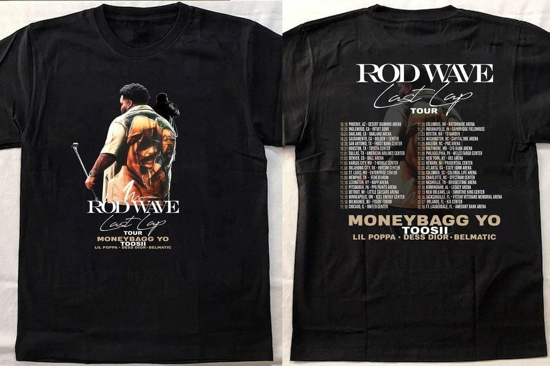 Rod Wave Last Lap tour 2024 dates inspired 2sides HipHop Vintage T