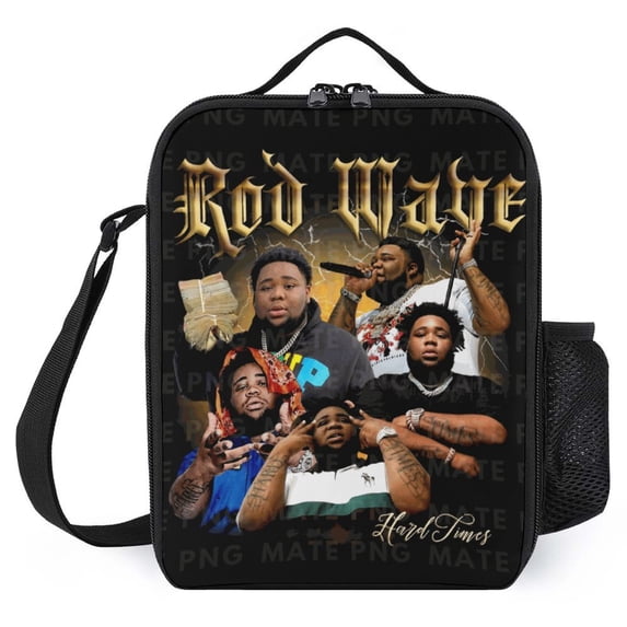 Rod Wave Lunch Bag Insulated, Lunch Box Bag, Reusable Lunch Tote Bag, Lunch Box Container Bag Insulated for Women, Men, Work, Office, Travel