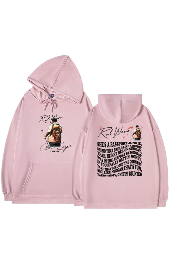 Rod Wave Merch Last Lap Tour Passport Junkie Hoodie Sweatshirt