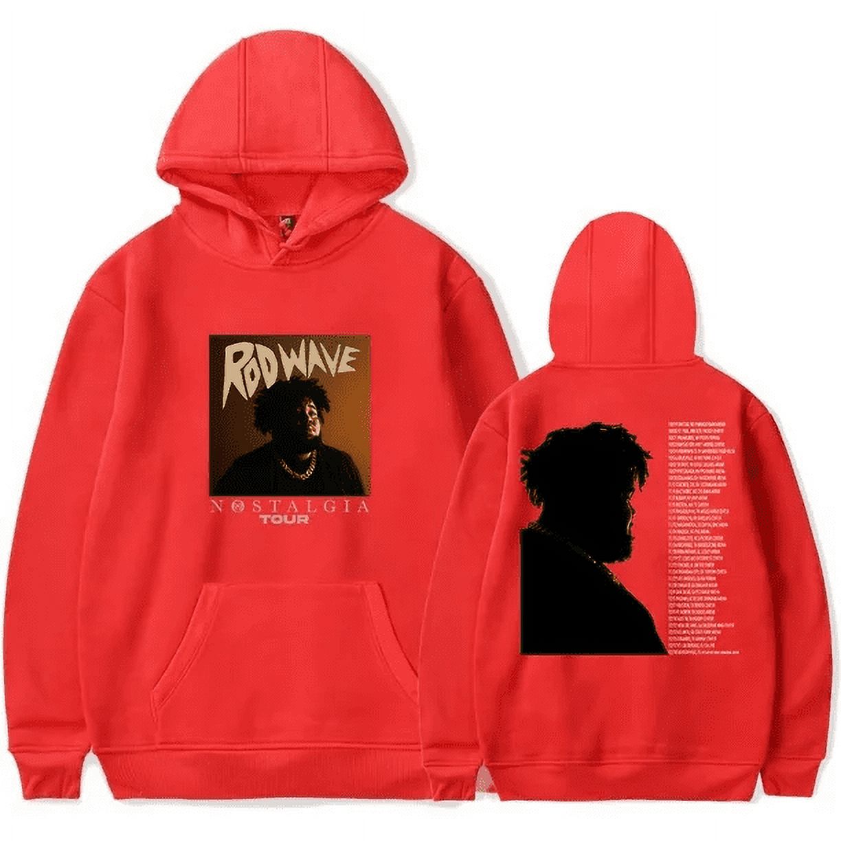 Rod Wave Nostalgia Tour Hoodies Rod Wave merch Unisex Sweatshirt Long